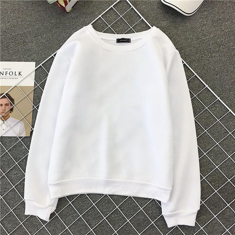 Sonicelife Round Neck Long Sleeve Print Sweatshirt Korean Fashion Loose Harajuku Sweetheart Hoodie Clothes For Women 2023 Fall Kawaii Tops