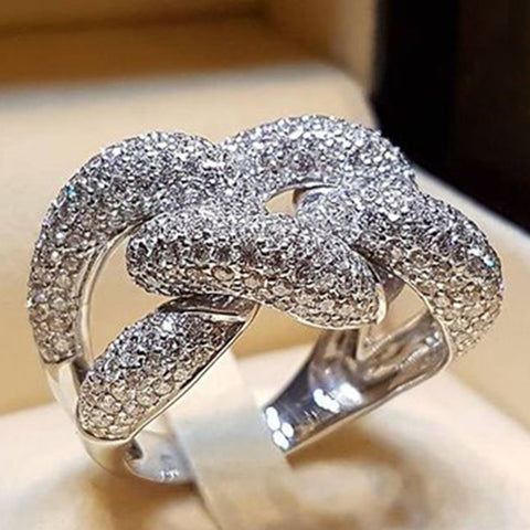 Sonicelife New Trendy Women's Set Rings Statement Jewelry Geometric Shaped Modern Wedding Engagement Bands Female Accessories