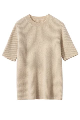 Sonicelife 2024 Ladies Summer and Autumn New Slim Round Neck Base Cashmere Sweater