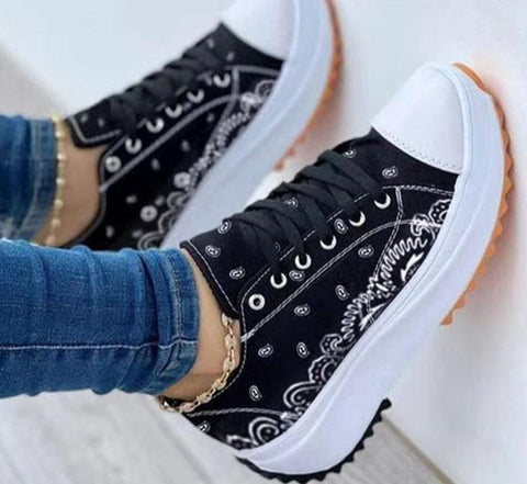 Sonicelife  Women Canvas Sneakers Comfort Platform Design Shoes 2022 Low Top Female Casual Fashion Lady Sports Footwear Zapatillas Mujer New