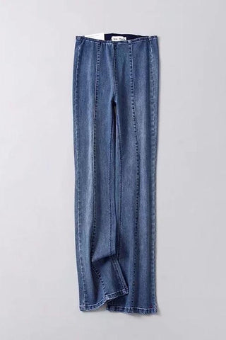 Sonicelife Woman jeans  High Elastic Skinny Flare Jeans