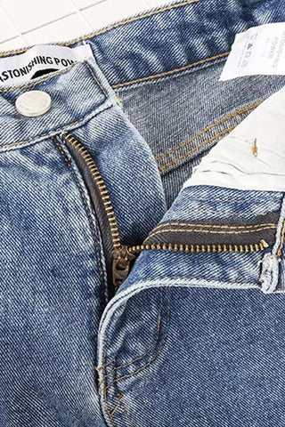 Sonicelife Woman jeans  Leisure High-waisted Straight Jeans