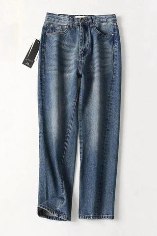 Sonicelife Woman jeans  Outdoor Vintage Straight Jeans