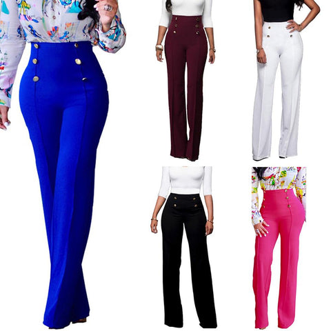 Sonicelife summer clothes for women pants high waist long pants female women clothes plus size trousers