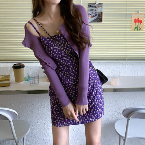 Sonicelife hoco dresses Harajuku Korean Style Mini Sun Dress (11 Styles)