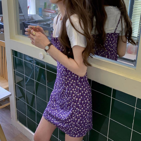 Sonicelife hoco dresses Harajuku Korean Style Mini Sun Dress (11 Styles)