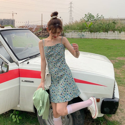Sonicelife hoco dresses Harajuku Korean Style Mini Sun Dress (11 Styles)