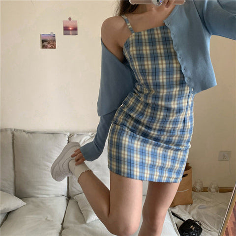 Sonicelife hoco dresses Harajuku Korean Style Mini Sun Dress (11 Styles)