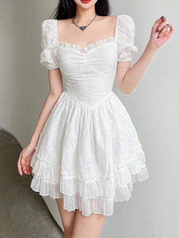 Sonicelife Harajuku Korean Style Coquette Sweetheart Dress