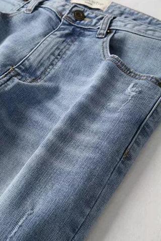 Sonicelife Woman jeans  Vintage High-waisted Straight Jeans